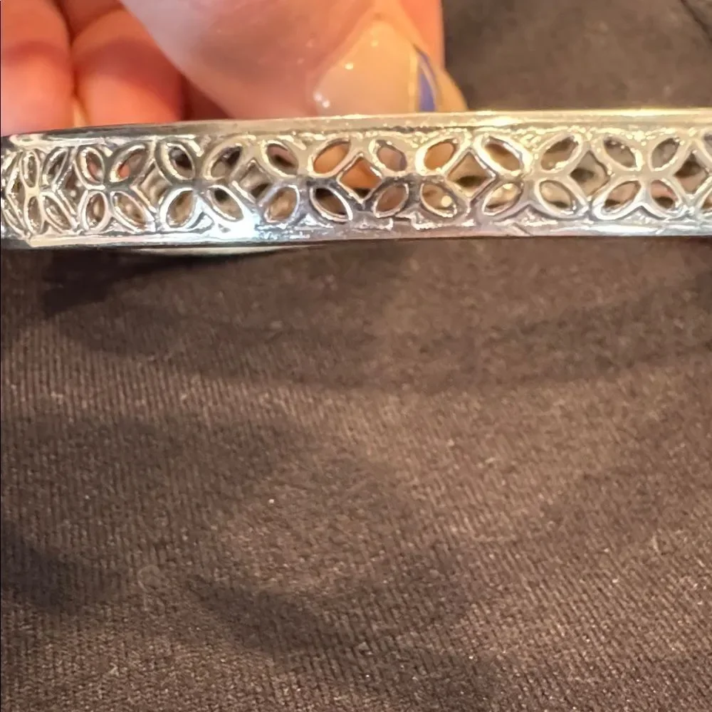 Elegant Silver and Black Women's Bracelet